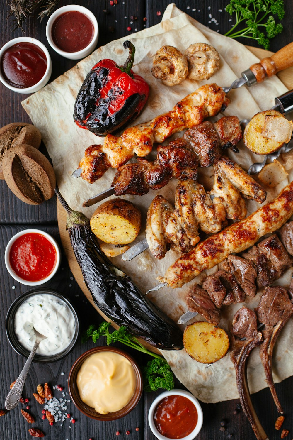Sample stock photograph of grilled food; not a Havana Nightz team photo.